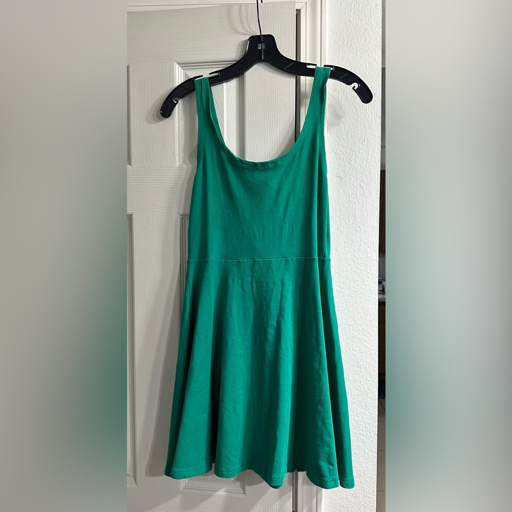 Express Vibrant Green Dress - Vintage